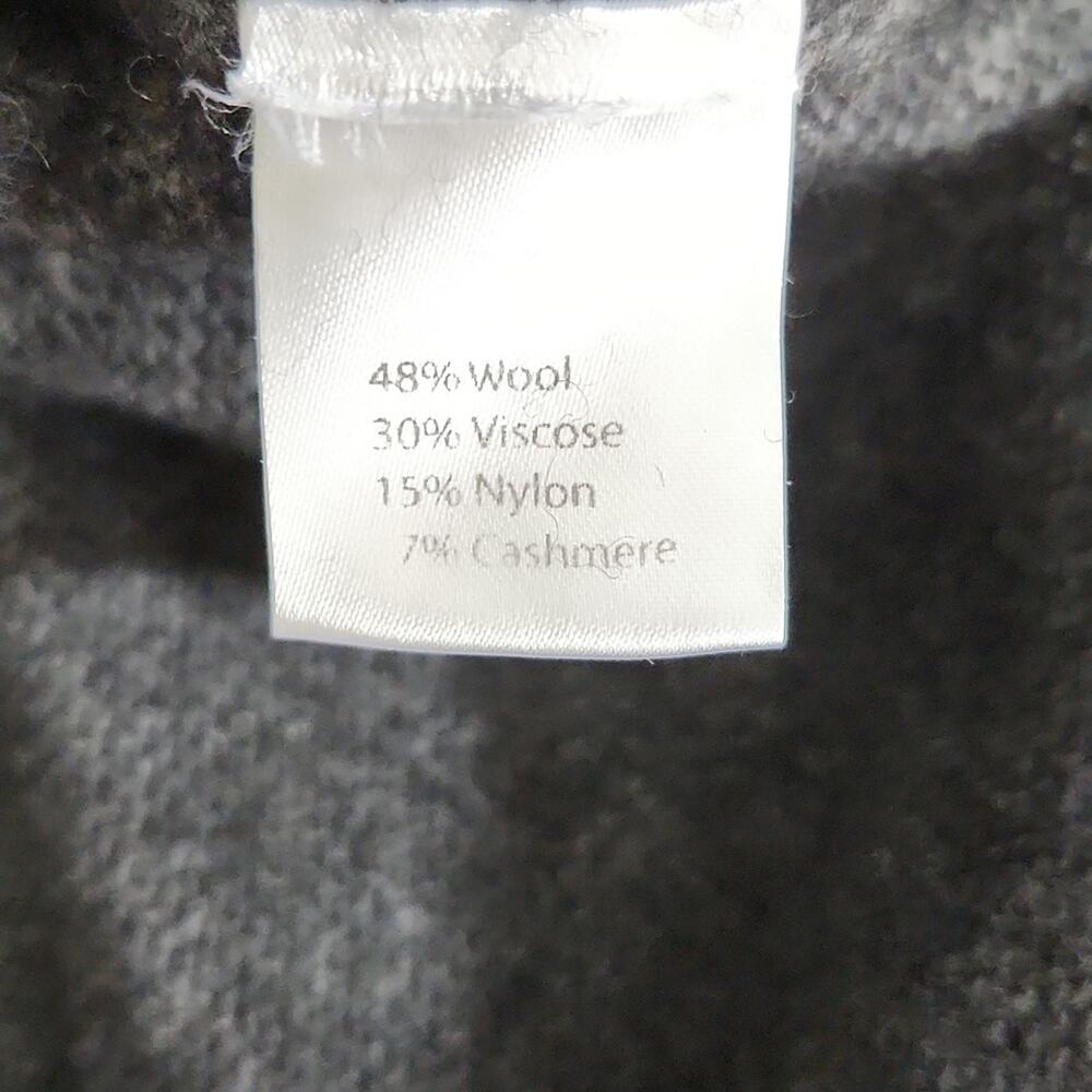 Bartolini Women's Gray High-Low Side Slit Wool Cashmere Blend Sweater Size Med - Picture 7 of 9
